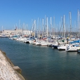 fotografia da doca de belém, com vista para o clube naval